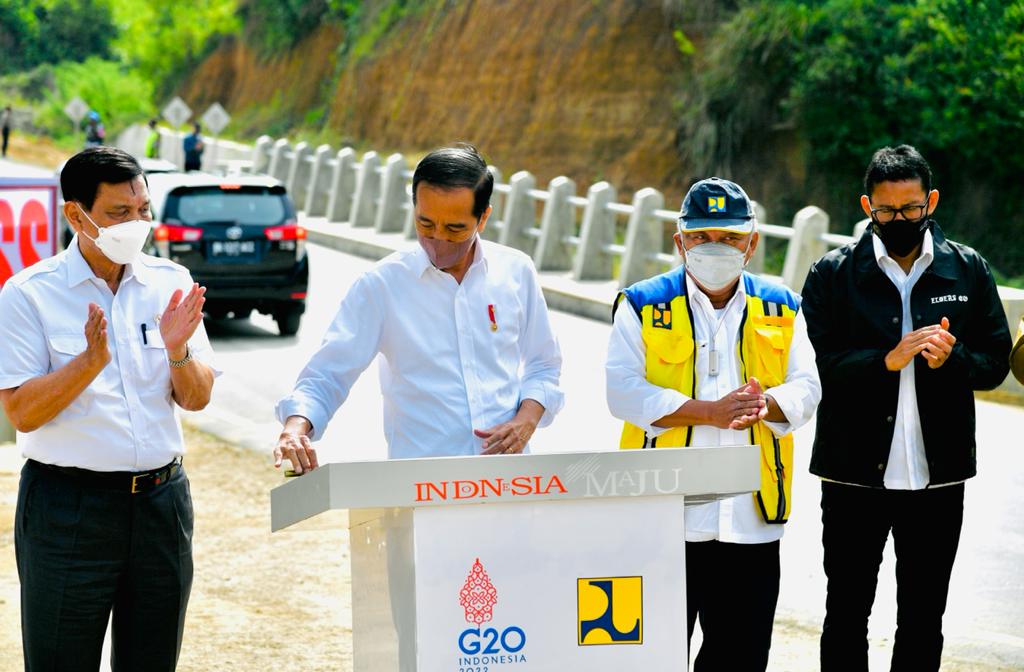 Presiden Jokowi Resmikan Jalan Bypass Balige Sepanjangan 9,8 Kilometer