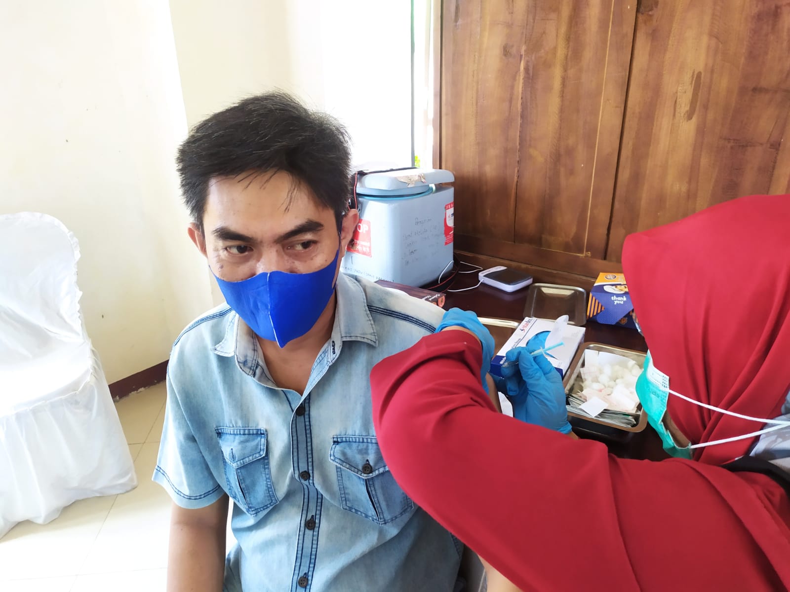Kejar Capaian Vaksinasi 100% Dibulan Mei 2022, PMI Provinsi Bengkulu Gelar Vaksinasi Booster