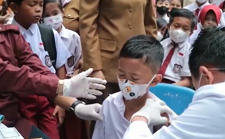 Kabupaten Nunukan Vaksinasi Anak usia 6-12 Tahun