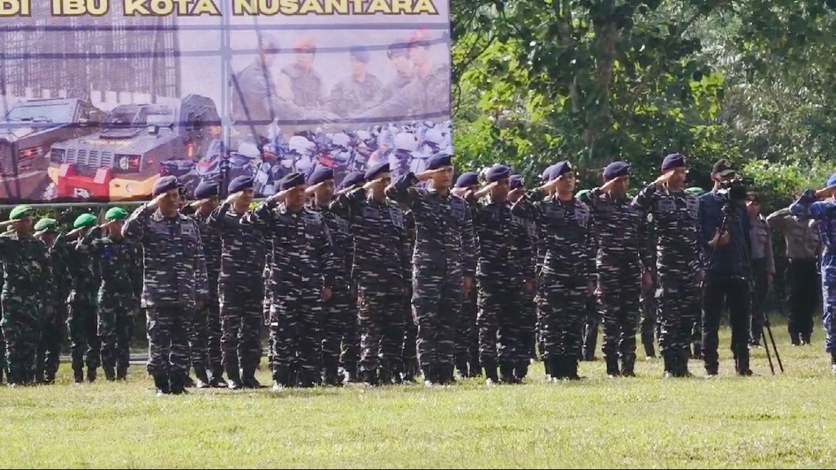 Jelang HUT Ke-79 RI, 2.000 Personel TNI Dikerahkan Amankan Kawasan IKN