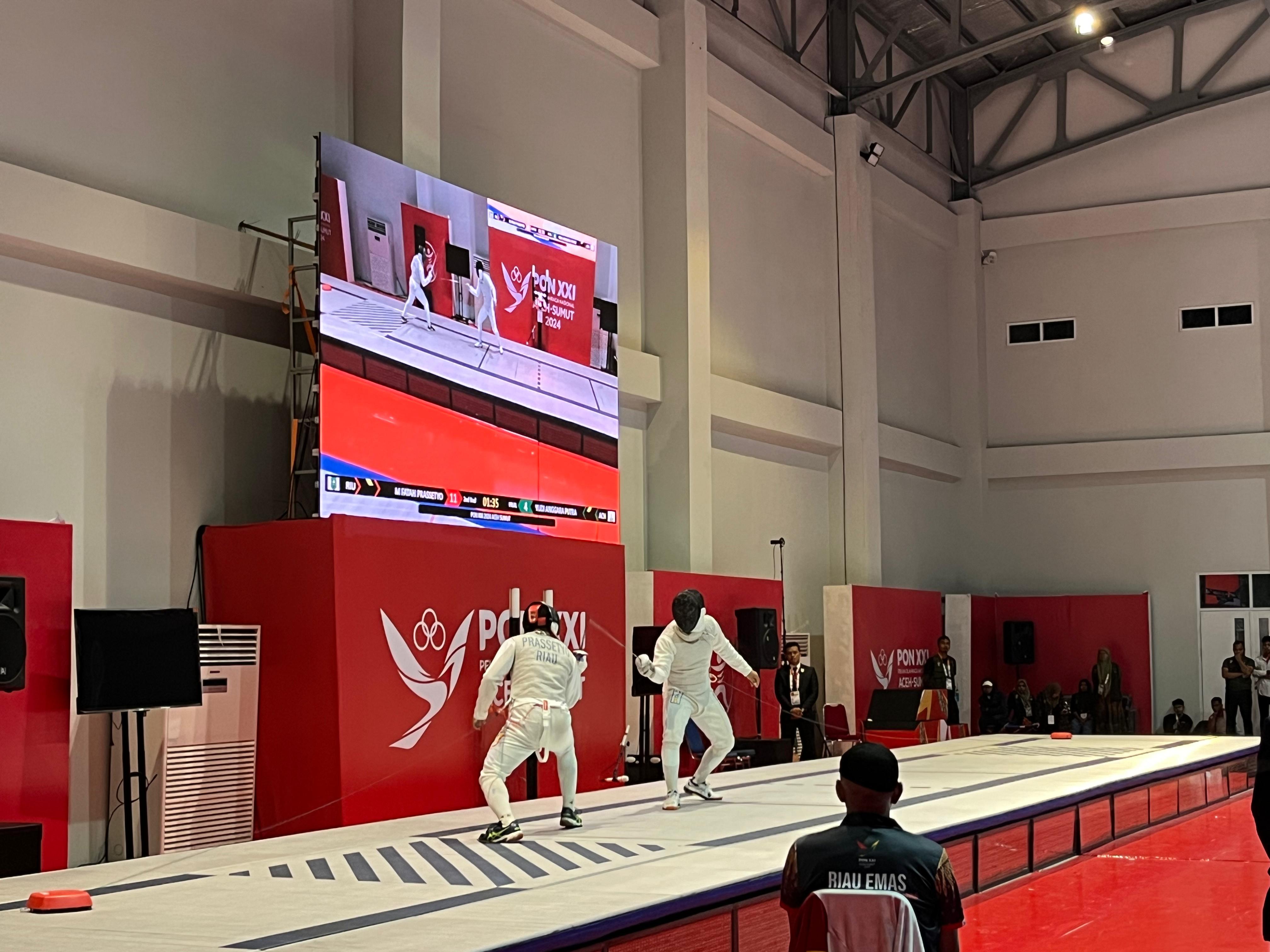 Atlet Anggar M Fatah Prasetyo Persembahkan Medali Emas untuk Riau