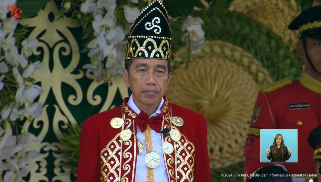 HUT ke-79 RI: Presiden Jokowi Pimpin Upacara Penurunan Sang Merah Putih