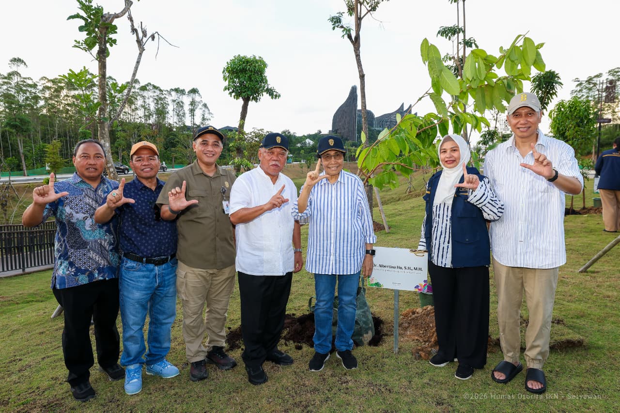 Kunjungi IKN Bersama Sejumlah Hakim Tinggi, Albertina Ho Apresiasi Konsep Kota Hutan