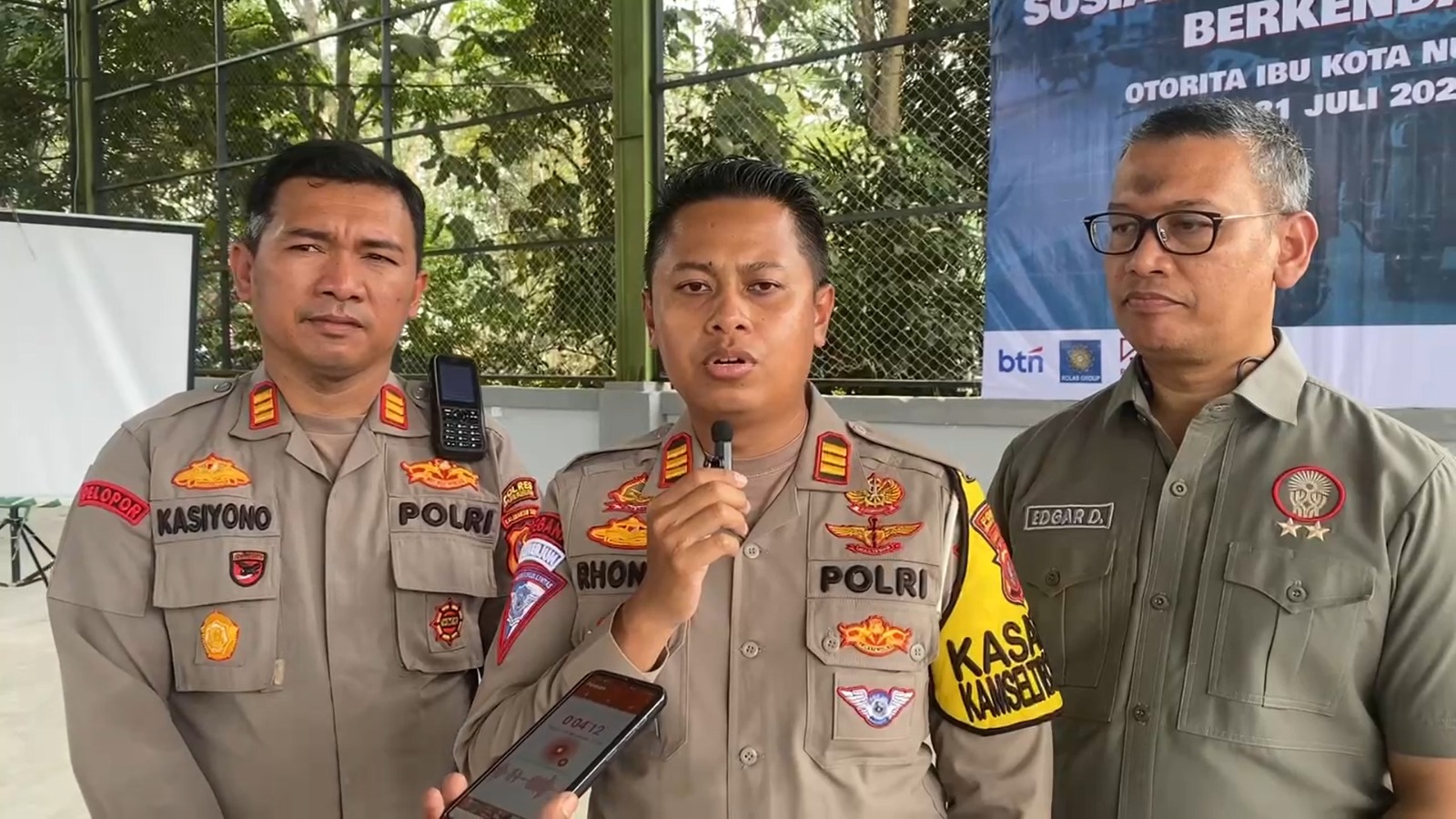 OIKN Dan Kepolisian Kerja Sama Urai Kemacetan di IKN Penulis : Angkie Cresentia